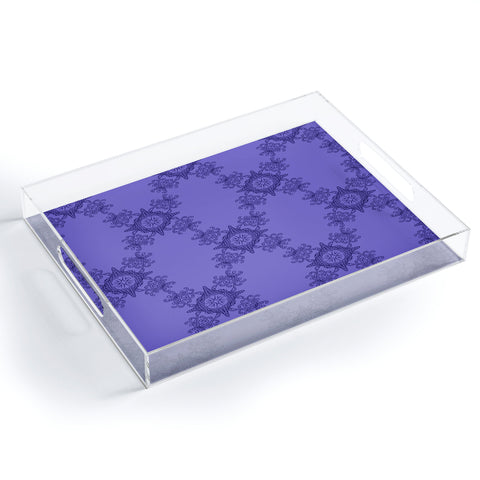 Lara Kulpa Ornamental Purple Acrylic Tray