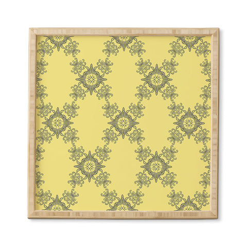 Lara Kulpa Ornamental Yellow Framed Wall Art