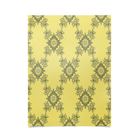 Lara Kulpa Ornamental Yellow Poster