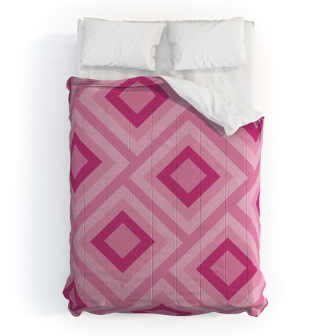 Lara Kulpa Pink Diamonds Comforter