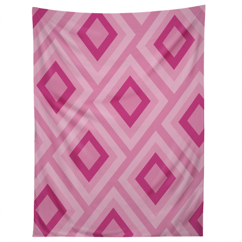 Lara Kulpa Pink Diamonds Tapestry