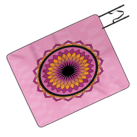 Lara Kulpa Pinora Lotus Picnic Blanket