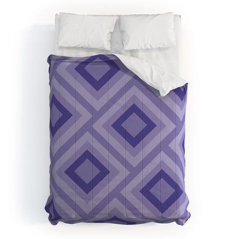 Lara Kulpa Purple Diamonds Comforter