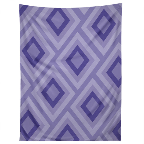 Lara Kulpa Purple Diamonds Tapestry