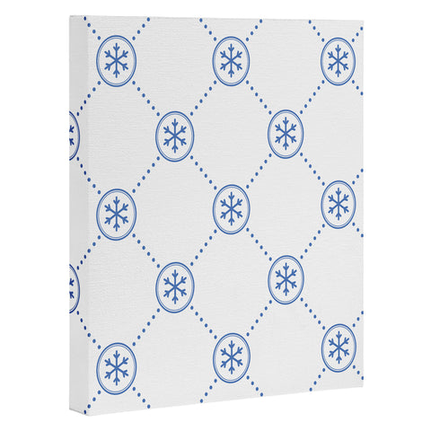 Lara Kulpa Quilted Snow Art Canvas