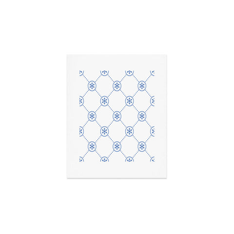 Lara Kulpa Quilted Snow Art Print