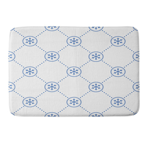 Lara Kulpa Quilted Snow Memory Foam Bath Mat