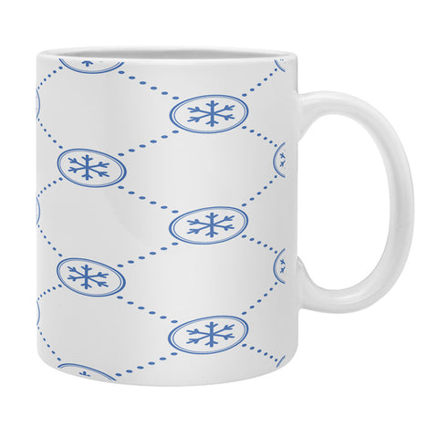 Lara Kulpa Quilted Snow Coffee Mug