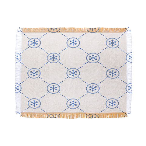 Lara Kulpa Quilted Snow Throw Blanket