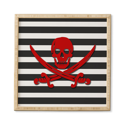Lara Kulpa Red Pirate Framed Wall Art