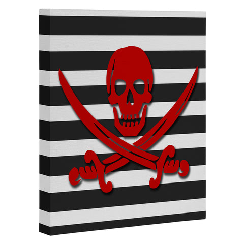 Lara Kulpa Red Pirate Art Canvas