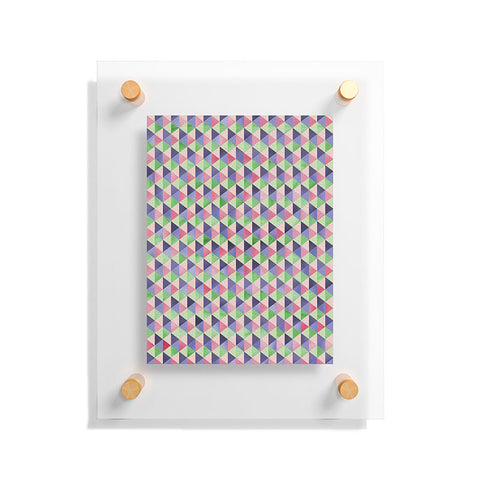 Lara Kulpa Retro Cubic Summer Floating Acrylic Print