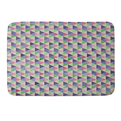 Lara Kulpa Retro Cubic Summer Memory Foam Bath Mat