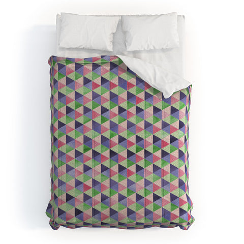 Lara Kulpa Retro Cubic Summer Comforter