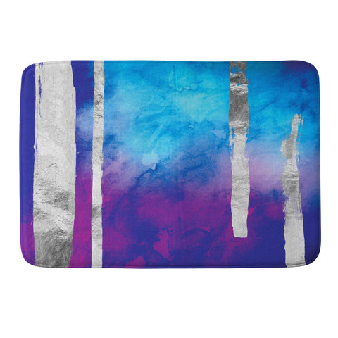 Lara Kulpa Silver Gilt Memory Foam Bath Mat