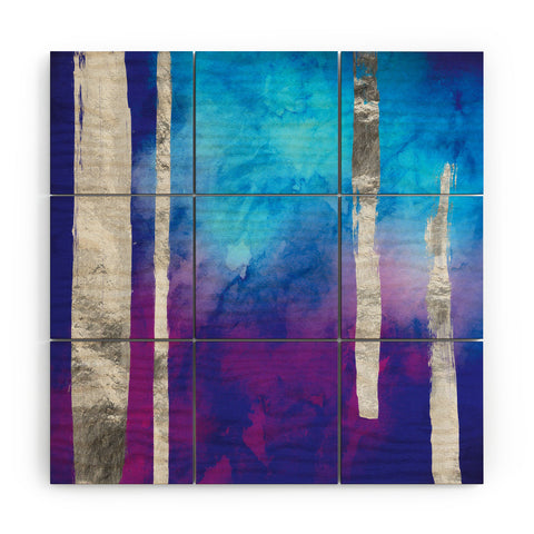 Lara Kulpa Silver Gilt Wood Wall Mural