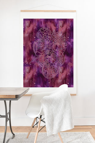 Lara Kulpa Watercolor Mehndi PRP 1 Art Print And Hanger