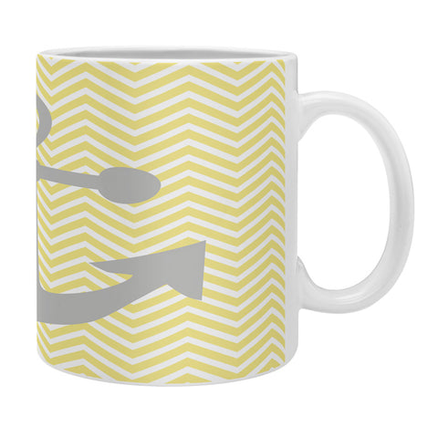 Lara Kulpa Yellow Anchor Coffee Mug