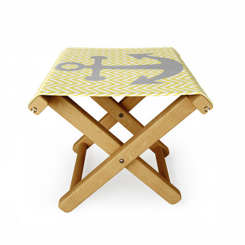 Lara Kulpa Yellow Anchor Folding Stool
