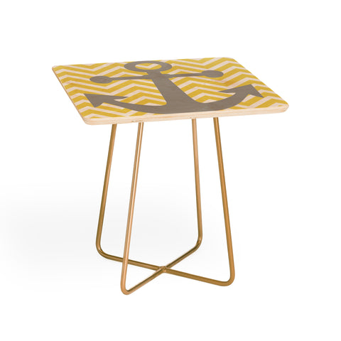 Lara Kulpa Yellow Anchor Side Table