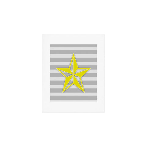 Lara Kulpa Yellow Star Art Print