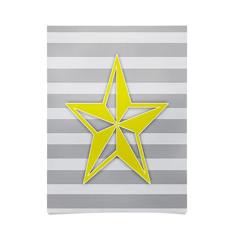 Lara Kulpa Yellow Star Poster