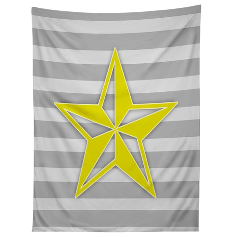 Lara Kulpa Yellow Star Tapestry