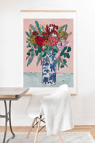 Lara Lee Meintjes Australian Native Bouquet of Flowers Art Print And Hanger