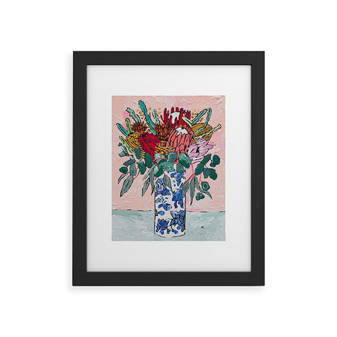 Lara Lee Meintjes Australian Native Bouquet of Flowers Framed Art Print