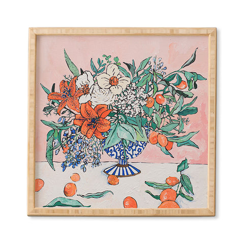 Lara Lee Meintjes California Summer Bouquet Ora Framed Wall Art