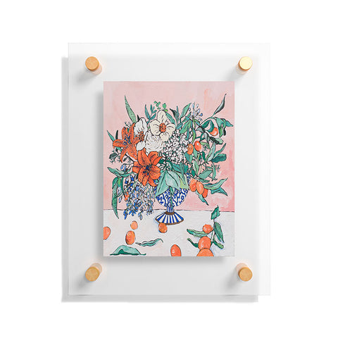 Lara Lee Meintjes California Summer Bouquet Ora Floating Acrylic Print