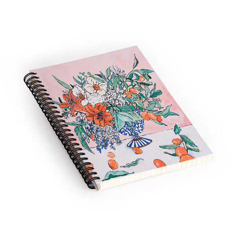 Lara Lee Meintjes California Summer Bouquet Ora Spiral Notebook