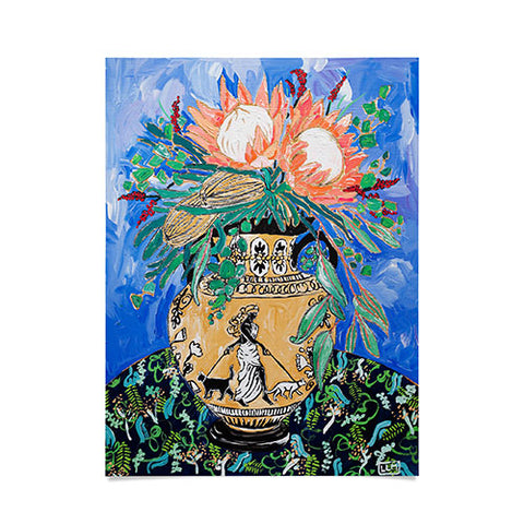 Lara Lee Meintjes Cat Walk Protea and Banksia Bouquet Poster