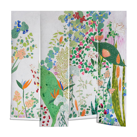 Lara Lee Meintjes Painterly Floral Jungle Wall Mural