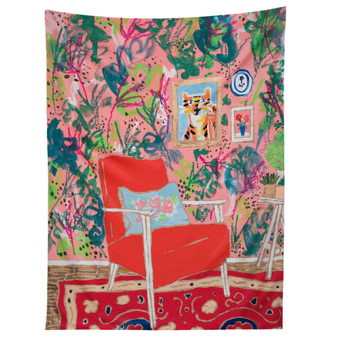 Lara Lee Meintjes Red Chair Tapestry