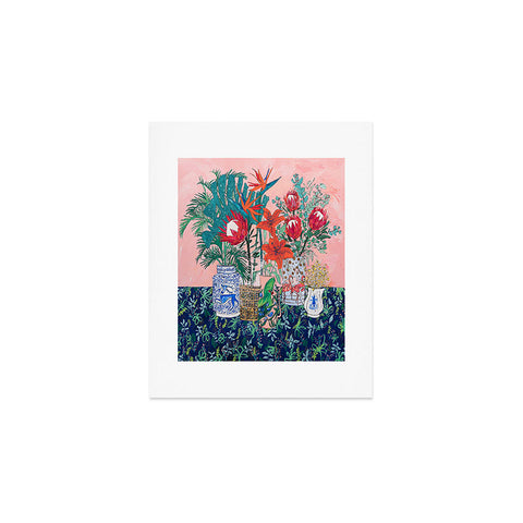 Lara Lee Meintjes The Domesticated Jungle Floral Still Life Art Art Print