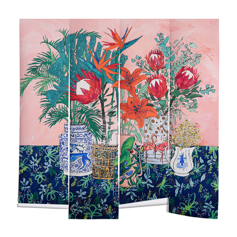 Lara Lee Meintjes The Domesticated Jungle Floral Still Life Art Wall Mural