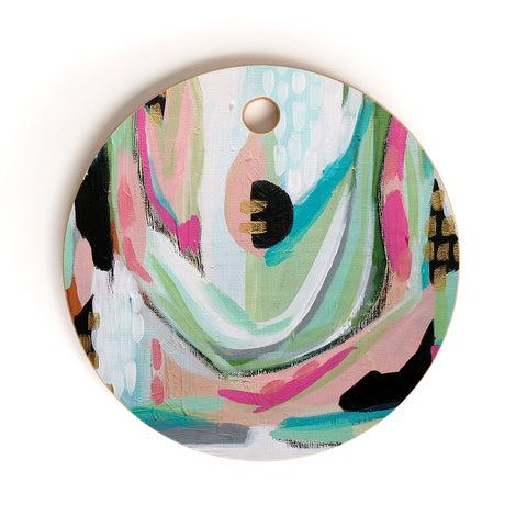 Laura Fedorowicz About a Girl Cutting Board Round