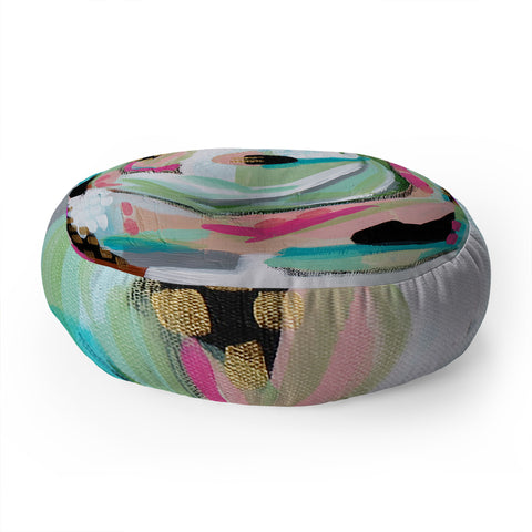 Laura Fedorowicz About a Girl Floor Pillow Round