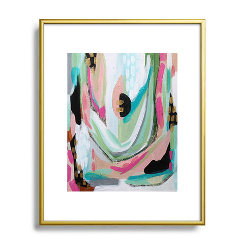 Laura Fedorowicz About a Girl Metal Framed Art Print