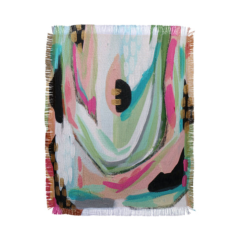 Laura Fedorowicz About a Girl Throw Blanket