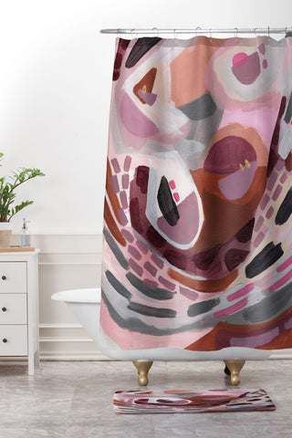 Laura Fedorowicz Absolute Thrill Shower Curtain And Mat