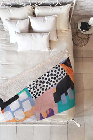 Laura Fedorowicz After Hours Fleece Throw Blanket