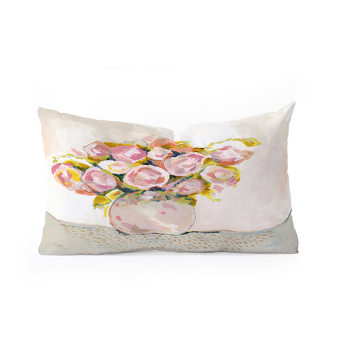 Laura Fedorowicz Always Choose Flowers Oblong Throw Pillow