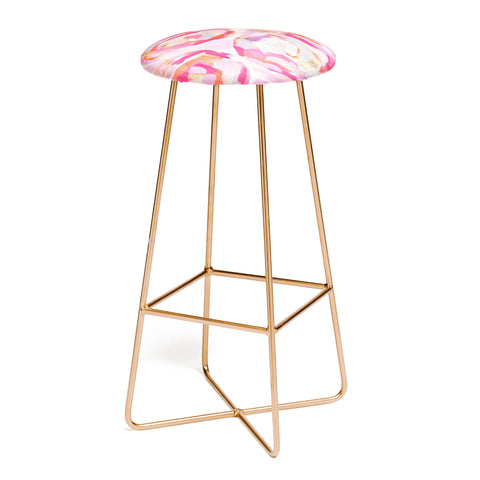 Laura Fedorowicz Apple Blossoms Bar Stool