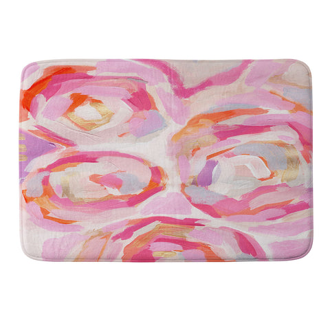 Laura Fedorowicz Apple Blossoms Memory Foam Bath Mat