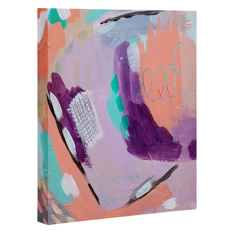 Laura Fedorowicz Ash and Blush Art Canvas