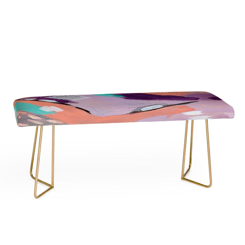 Laura Fedorowicz Ash and Blush Bench