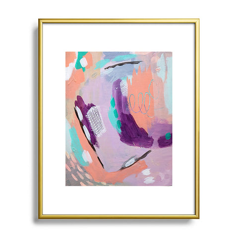 Laura Fedorowicz Ash and Blush Metal Framed Art Print