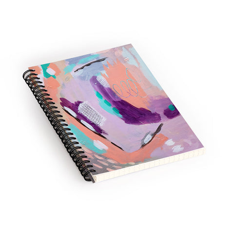 Laura Fedorowicz Ash and Blush Spiral Notebook